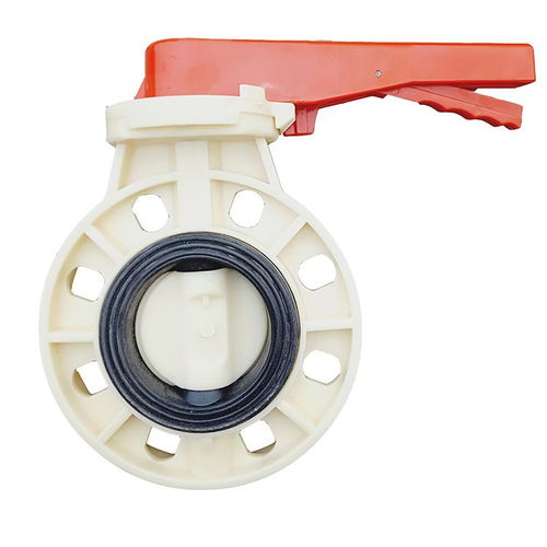 abs管材管件蝶阀手柄式 abs耐酸碱蝶阀厂家直销各类管件