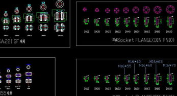 管阀件图集cad图纸下载 949.48k,dwg格式 机械cad图纸